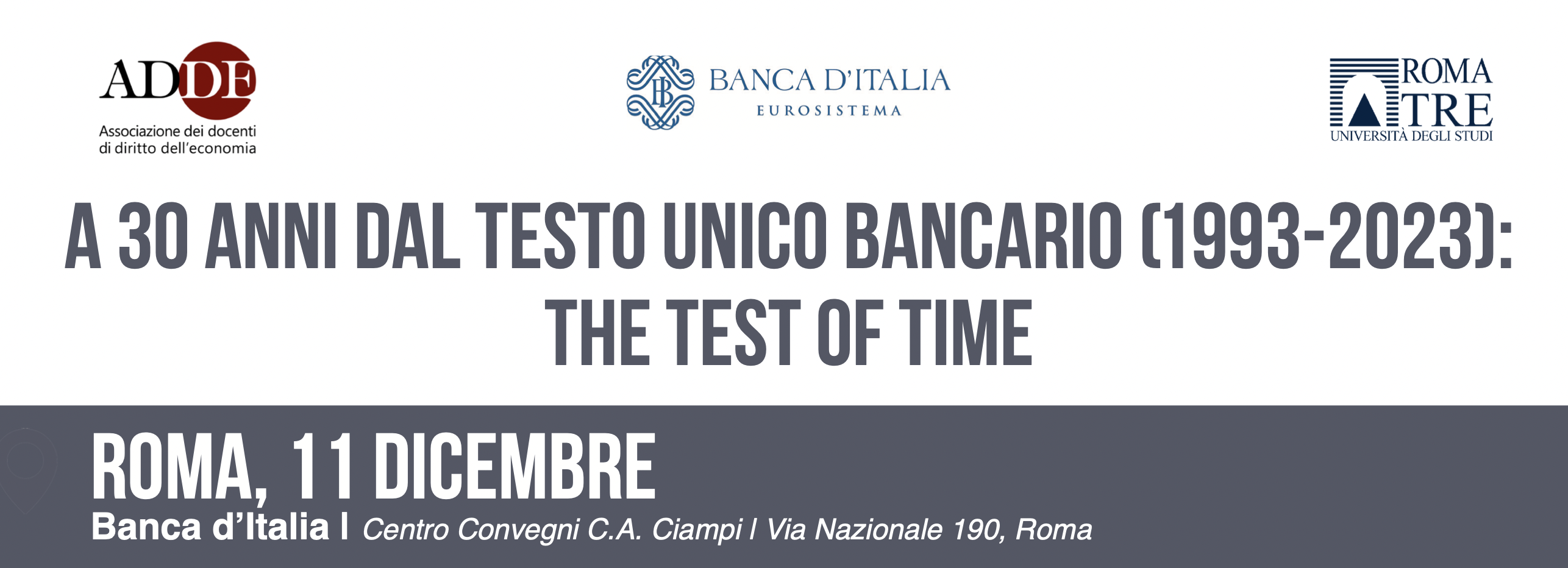 A 30 anni dal Testo unico bancario (1993-2023): the test of time